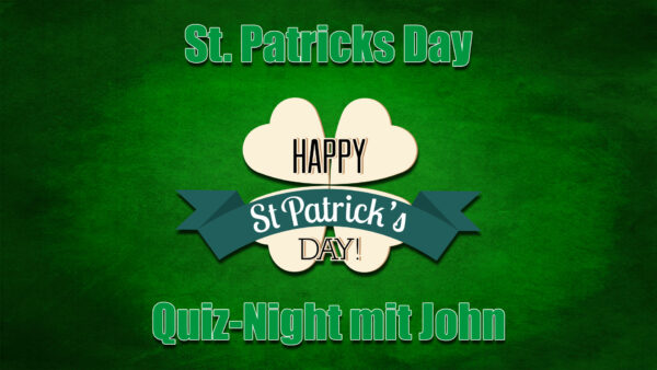 Titelbild zur Veranstaltung : St. Patricks Day – Quiz Night mit John.