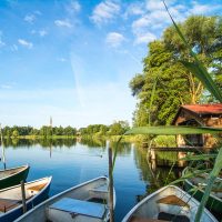 fischerhuette am obinger see