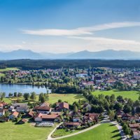 Obing mit Chiemgauer Alpen
