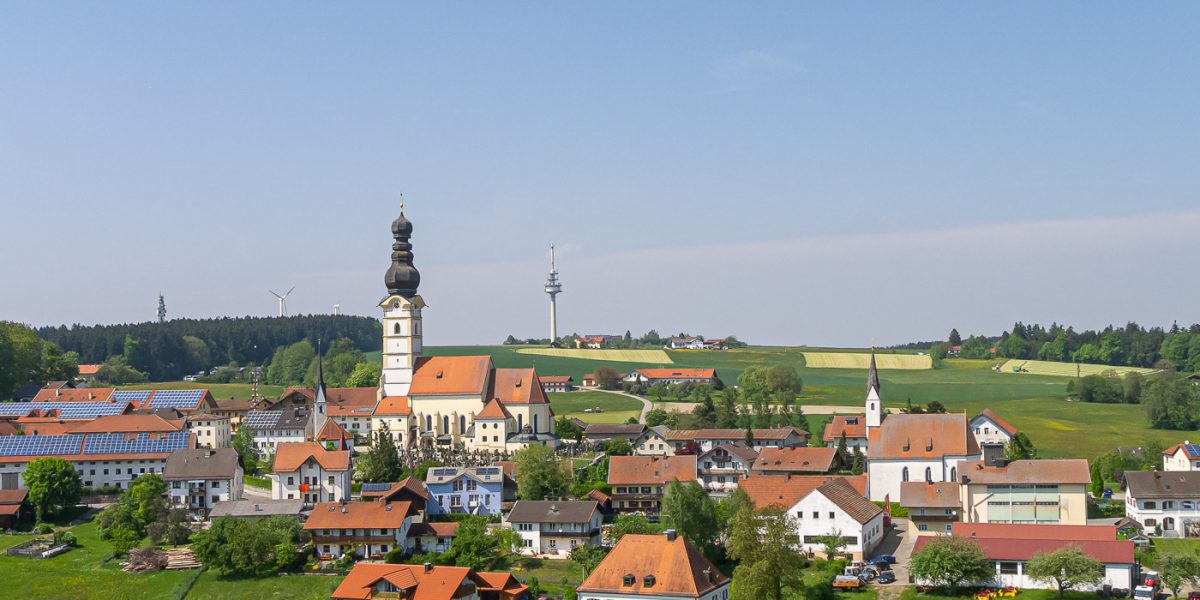 schnaitsee kirche fernsehturm