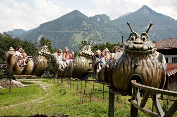 trethochbahn schneckenrennen